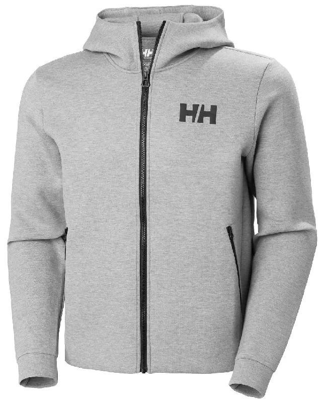 Bomber men jackets with ribbed cuffs for a classic 80s style Helly Hansen Mens HP Ocean Full Zip Jacket 2.0