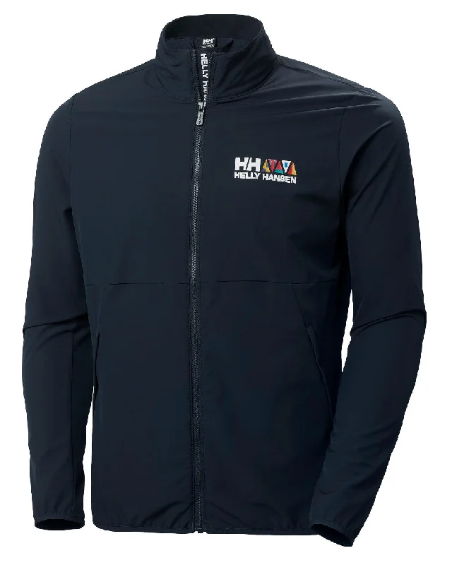 Men jackets with a built - in hood that can be stowed away when not in use Helly Hansen Mens Newport Softshell Jacket