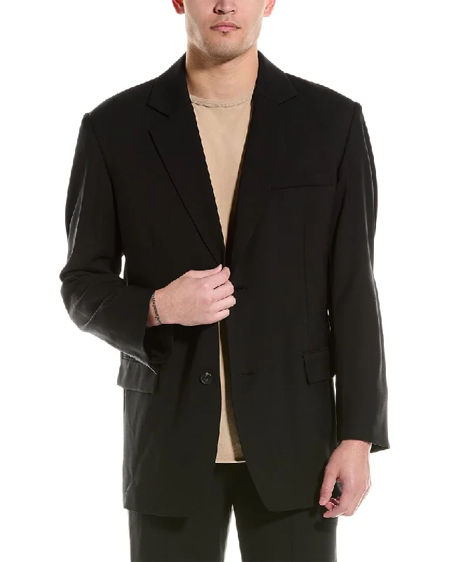 Men Blazers with Easter - Themed Prints for Spring Celebrations​ Helmut Lang Oversized Wool-Blend Blazer