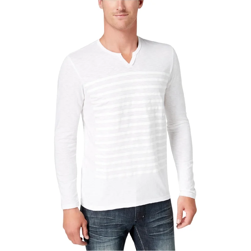 Men's smart - casual checkered t - shirts for semi - formal occasions I-N-C Mens Embellished Basic T-Shirt