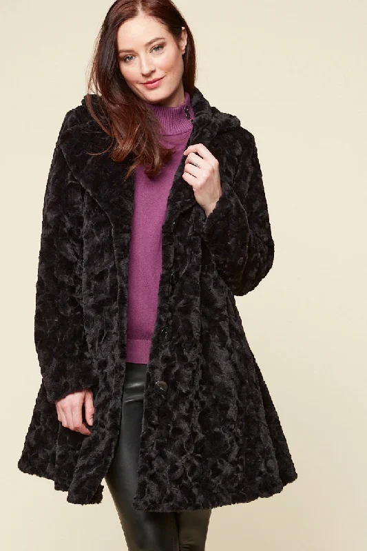 Long - line men coats reaching below the knee for maximum coverage JACKIE SWING COAT