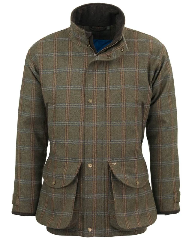 Men coats with a zip - out lining for easy cleaning and versatility Laksen Chester Tweed Wingfield Coat With CTX