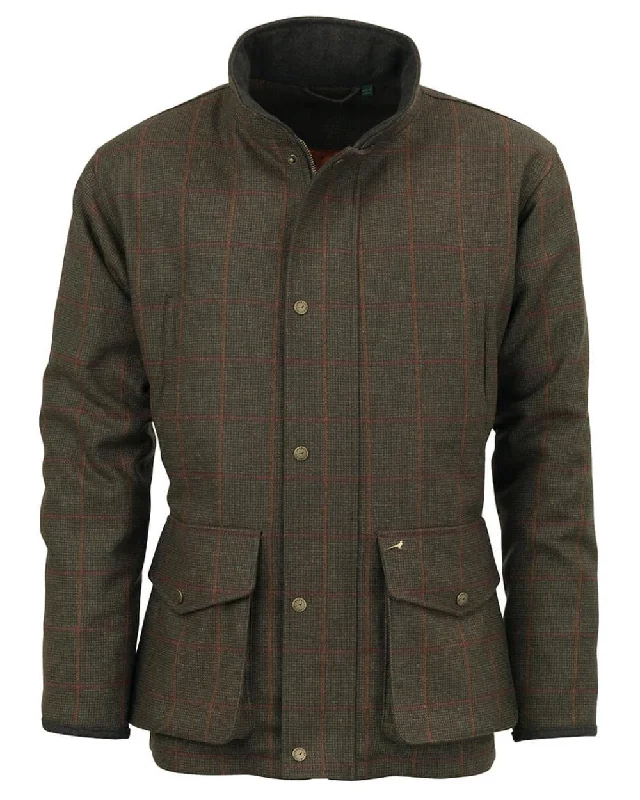 Men coats with multiple inner pockets for convenient storage of essentials Laksen Hastings Chatsworth Tweed Coat with CTX