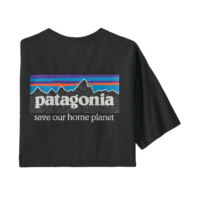 Men's button - front t - shirts with a unique artistic print Men's P-6 Mission Organic T-Shirt