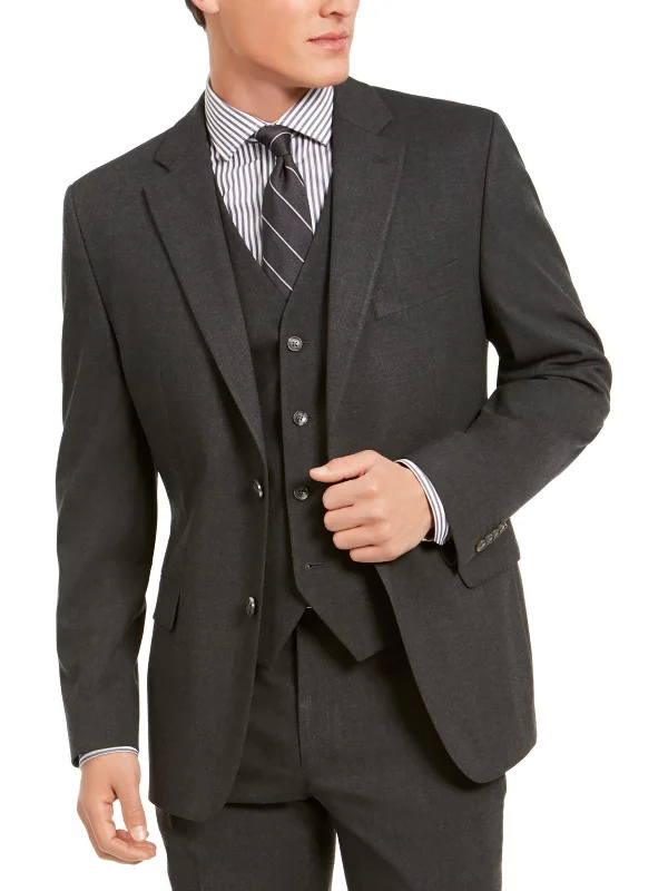 Men Blazers with African - Inspired Patterns for a Rich Heritage Look​ Mens Classic Fit Suit Separate Two-Button Blazer