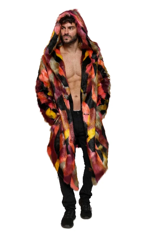Men coats with a zip - out lining for easy cleaning and versatility Men's Desert Warrior Coat in "Dark Acid"