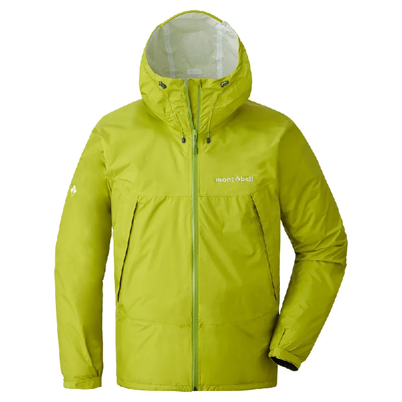 Denim men jackets with embroidered patches for a personalized touch Montbell Mens Rain Hiker Jacket