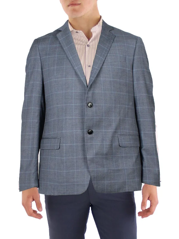 Men Blazers with Celtic Knot Designs for a Cultural Flavor​ Mens Wool Blend Suit Separate Two-Button Blazer