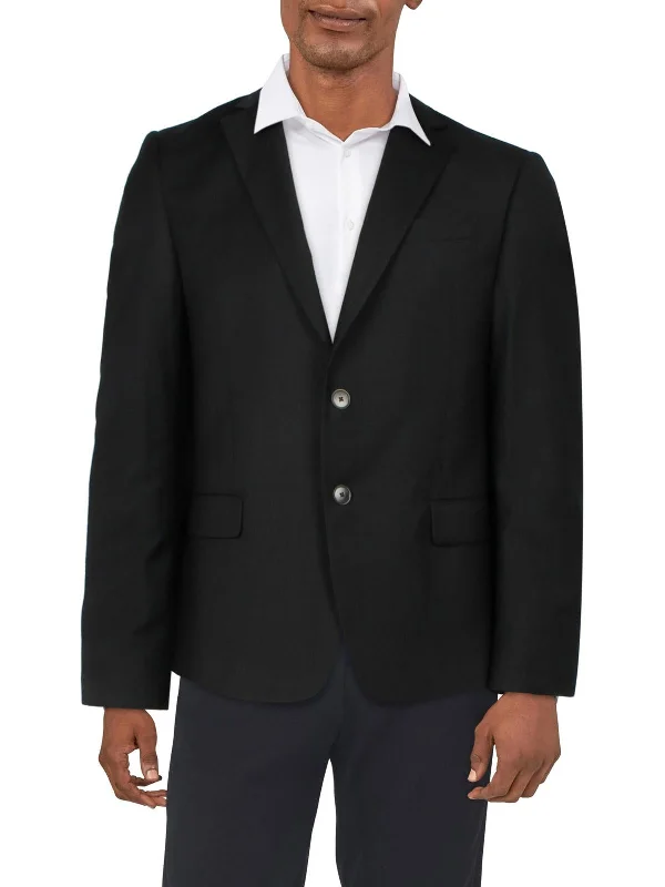 Men Blazers for Beach Weddings in Linen and Casual Styles​ Mens Wool Suit Separate Two-Button Blazer