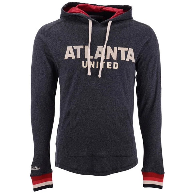 Men's UV - protection t - shirts for outdoor activities in the sun Mitchell & Ness Mens Atlanta United Fc Hooded Graphic T-Shirt