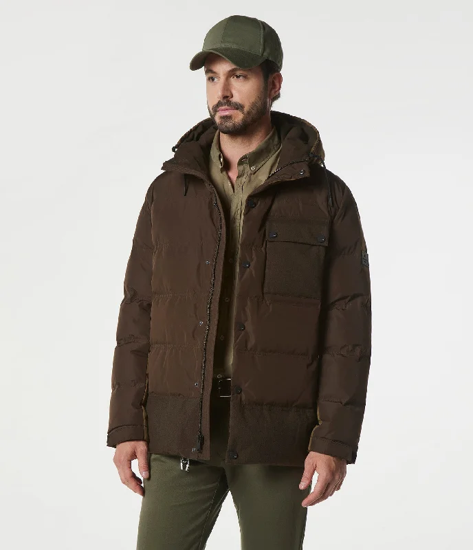Men jackets with a media - friendly pocket for easy access to gadgets Halifax Hooded Jacket