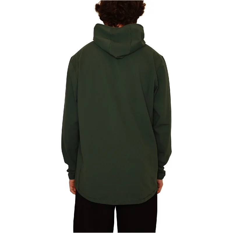 Men's slim - fit graphic t - shirts with vintage rock band prints MSX Mens Green Bay Packers Hooded Graphic T-Shirt, Green, Large
