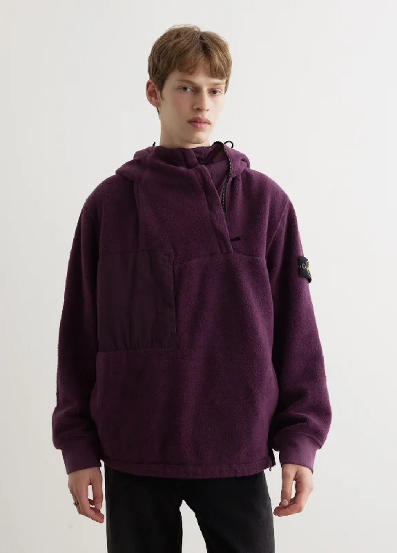 Men coats made of high - quality leather for a rugged and durable option Nylon Cotton Fleece Anorak
