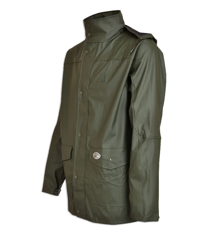 Fleece - lined men jackets for cold - weather commuting Percussion Impersoft Hunting Jacket with Game Bag