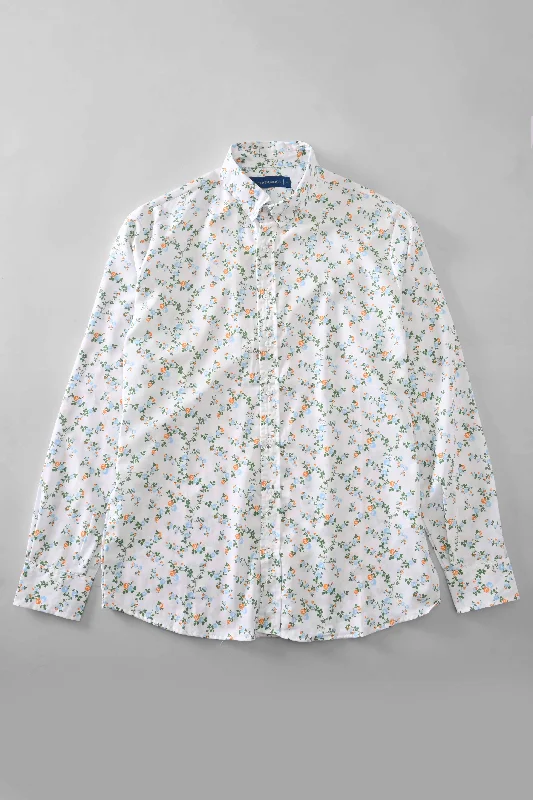 Men's budget - friendly basic polo shirts in multiple colors Polo Republica Men's Tulcan Roses Printed Casual Shirt