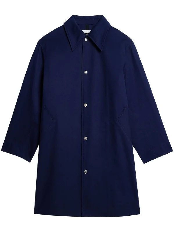 Waterproof men coats with taped seams for heavy rain and snow days Press-Stud Shirt Coat