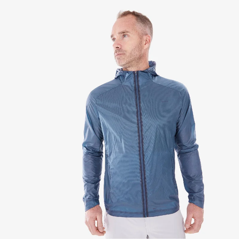 Windbreaker men jackets with UV protection for outdoor activities Quechua Men's MH900 Lightweight Windproof Jacket