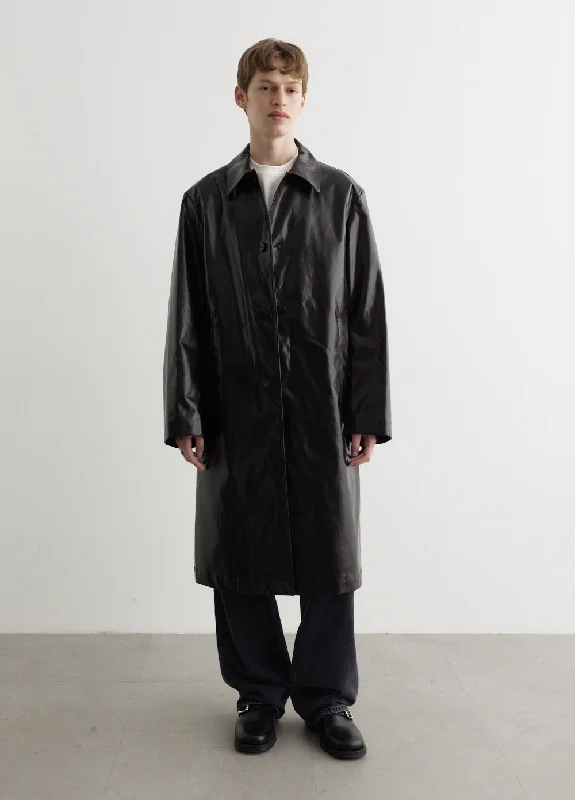 Men coats with a drawstring waist for a customizable fit Rankles Coat