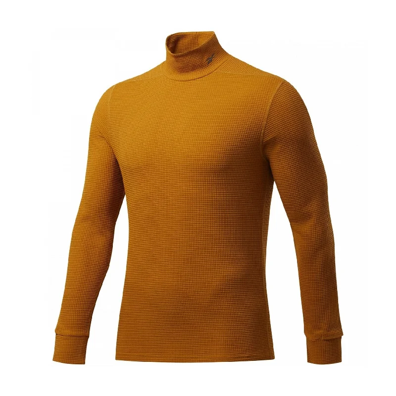 Men's v - neck muscle t - shirts for a body - building aesthetic Reebok Mens Night Run Basic T-Shirt, Yellow, Large
