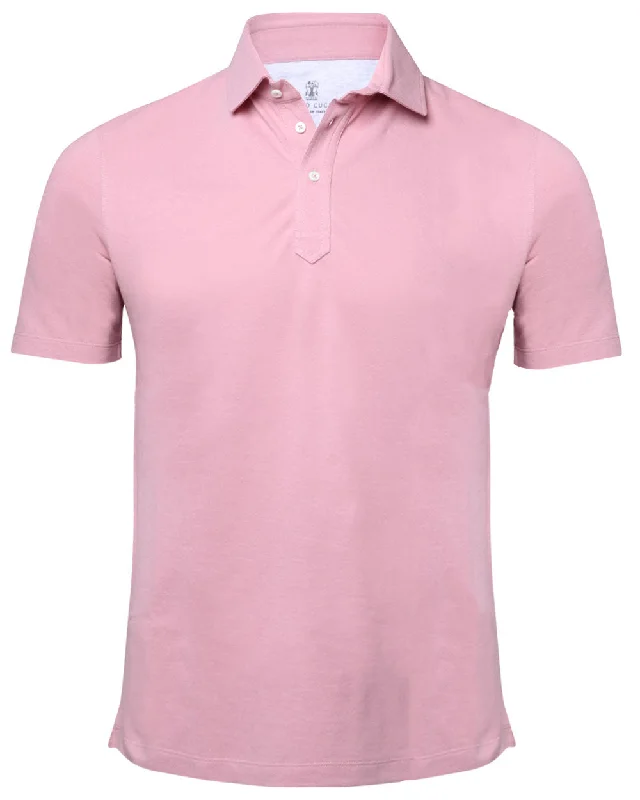 Men's plus size golf polo shirts in moisture wicking fabric Rose Jersey Polo