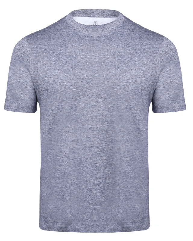 Men's tie - dye t - shirts with a bohemian style Navy Stretch T-Shirt