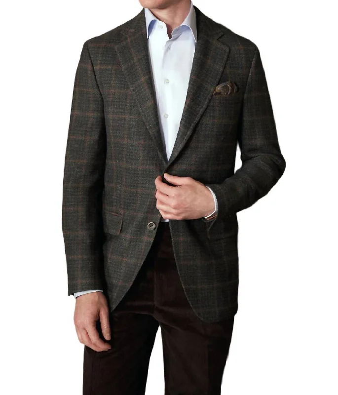 Men Blazers with Flapped Pockets for a Neat Appearance​ Stinger Suit Blazer - Regular Length In Green