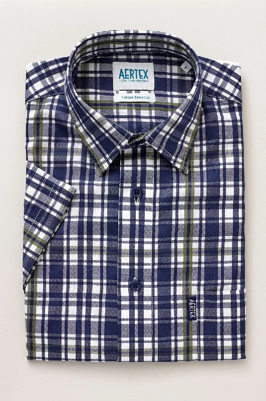 Men's button - down spread collar polo shirts for business casual Taunton Polo S/S Shirt FYQ104