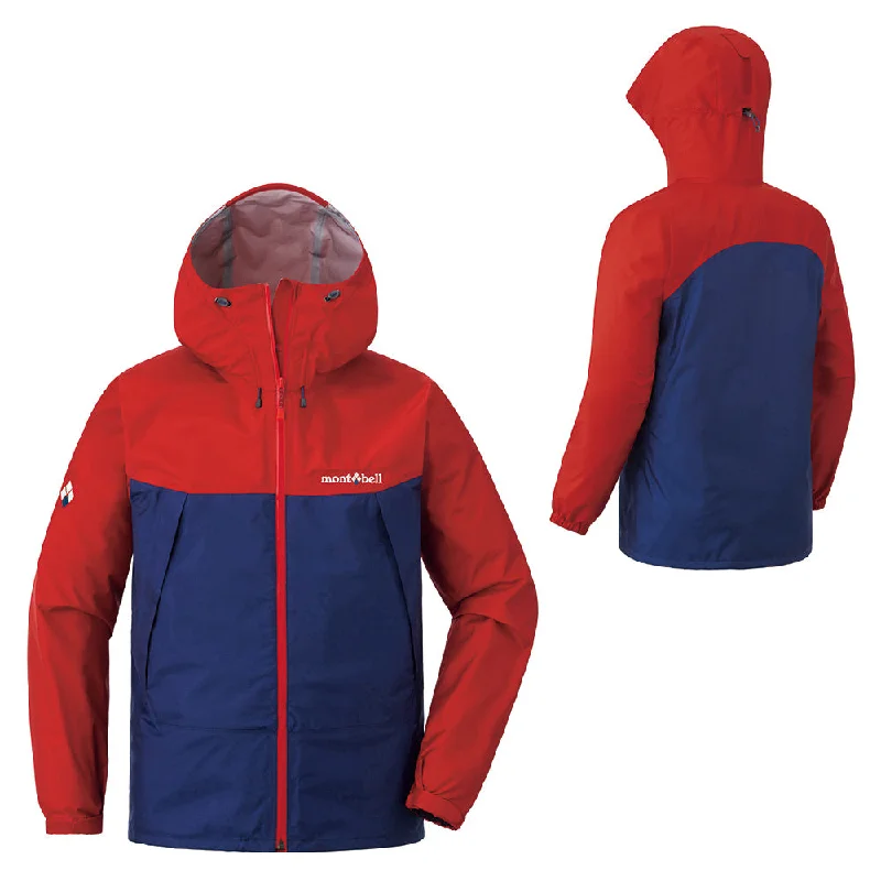Men jackets with a hidden interior pocket for secure storage Montbell Mens Thunder Pass Jacket