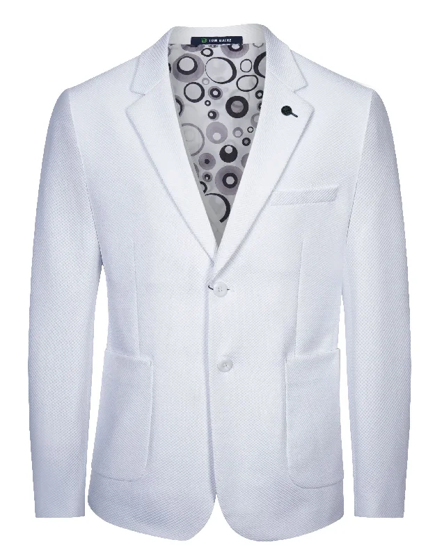 Men coats with a zip - out lining for easy cleaning and versatility Tom Baine Slim Fit Waffle Performance Stretch Solid Sport Coat