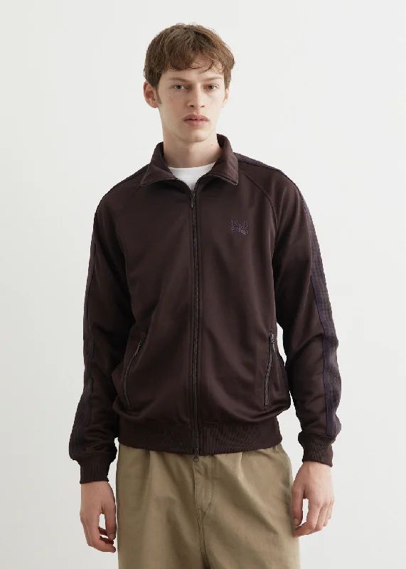 Men jackets with a media - friendly pocket for easy access to gadgets Poly Smooth Track Jacket