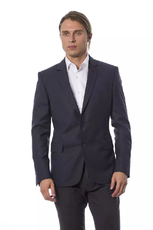 Men Blazers with Halloween - Themed Prints for Spooky Events​ Verri Elegant  Wool Single-Breasted Men's Blazer