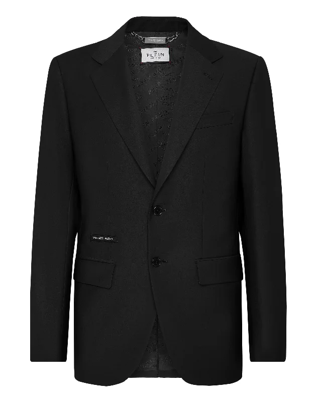 Men Blazers with Dinosaur Prints for a Fun and Quirky Look​ Wool Blazer LS