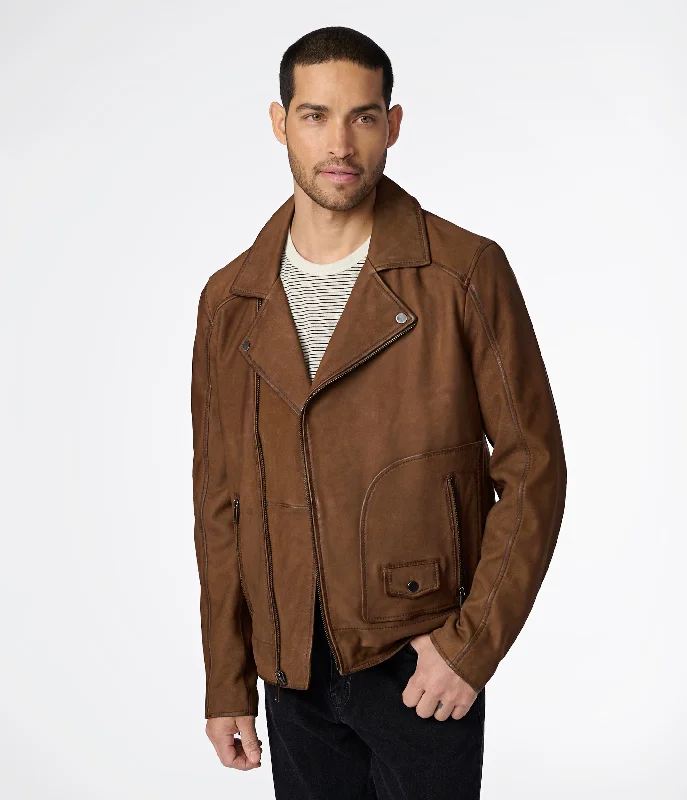 Tailored men jackets to pair with formal trousers for business meetings Carter Moto Jacket