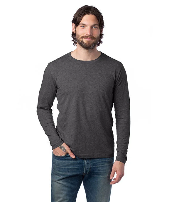 Men's long sleeve turtleneck sweaters in cashmere for a luxurious feel 1170CV - Alternative Unisex Cotton/Poly Long-Sleeve Go-To T-Shirt