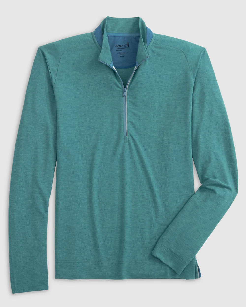 Regular Fit Men's Denim - Look Pullover in Blue for a Casual and Edgy Outfit Johnnie-O Brewer Performance 1/4 Zip Pullover