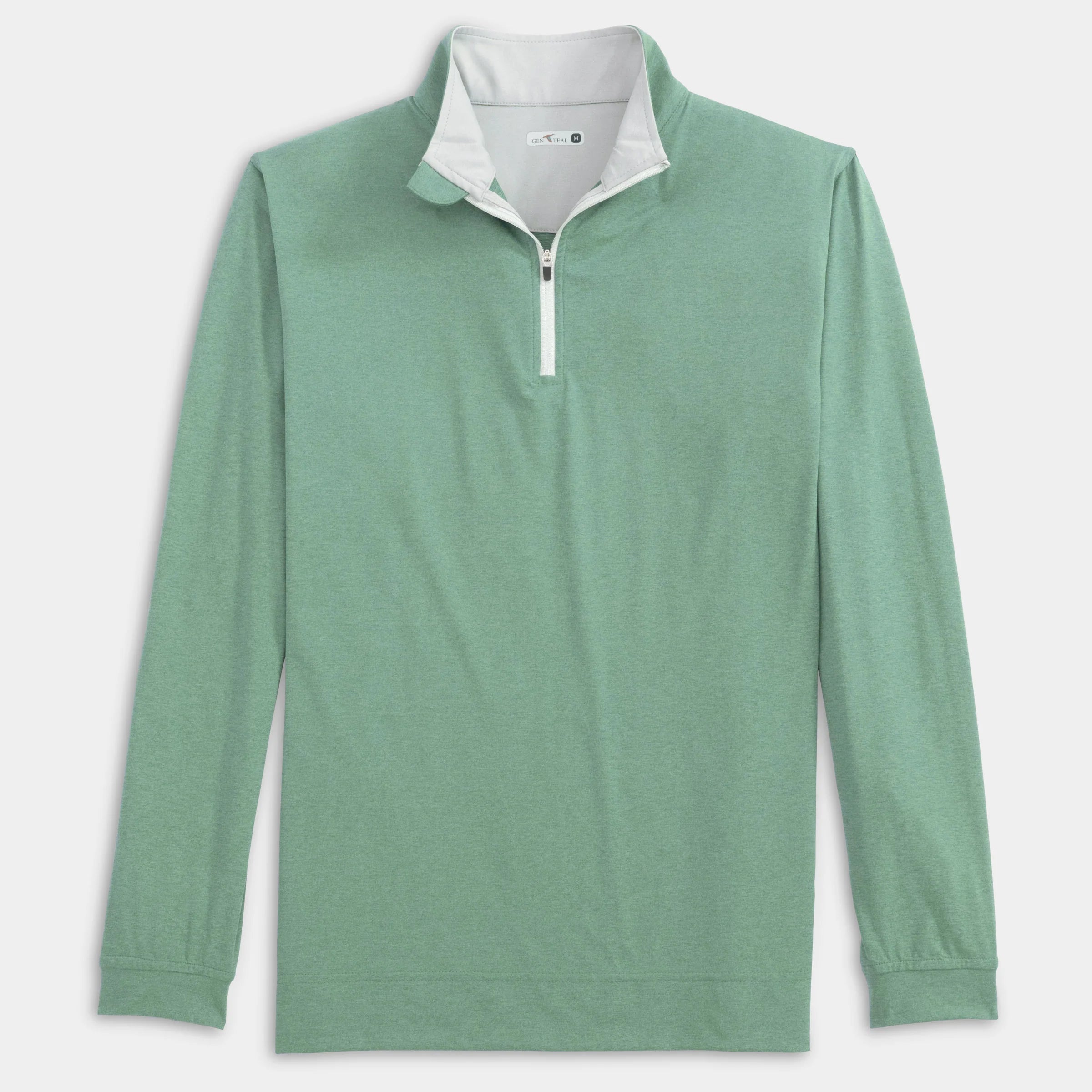 Plus Size Men's Striped Pullover in Navy and White for a Nautical - Inspired Look Genteal Venture Performance Quarter-Zip
