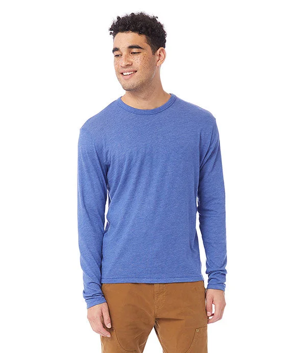 Men's thermal long sleeve base layer shirts for winter skiing 5100BP - Alternative Unisex Keeper Long-Sleeve Shirt | Vintage Royal