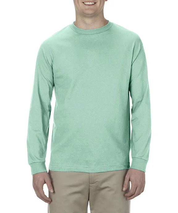Men's long sleeve tartan pattern shirts for a traditional Scottish look AL1304 - American Apparel Adult Long-Sleeve T-Shirt | Celadon