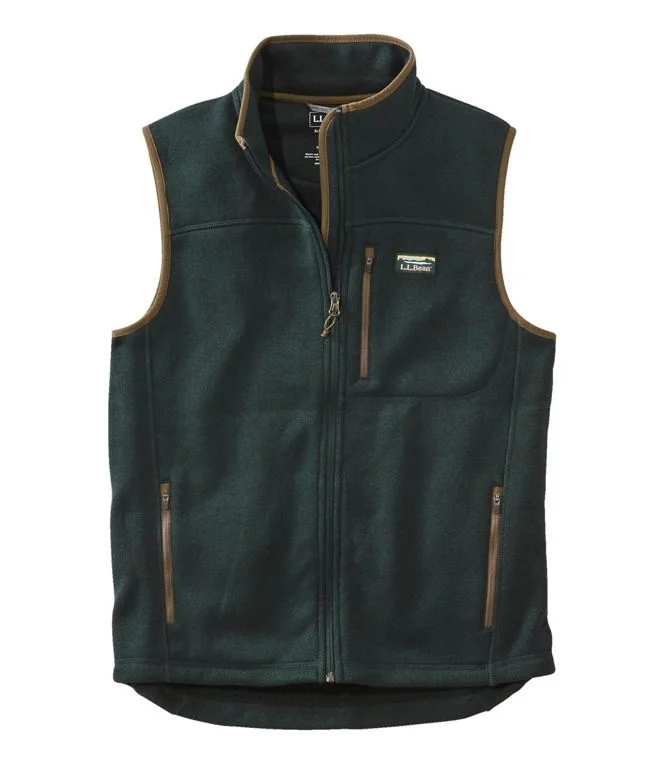 Men fleece - trimmed flannel shirts for a rustic charm Bean's Sweater Fleece Vest Men's Regular