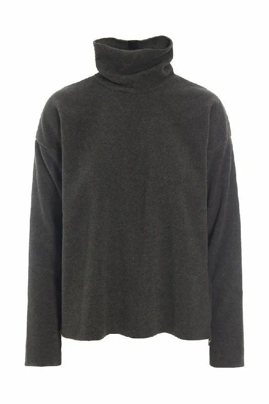 Men fleece - trimmed ski masks for winter sports BLOUSE HIGH NECK - 1360 - FORREST