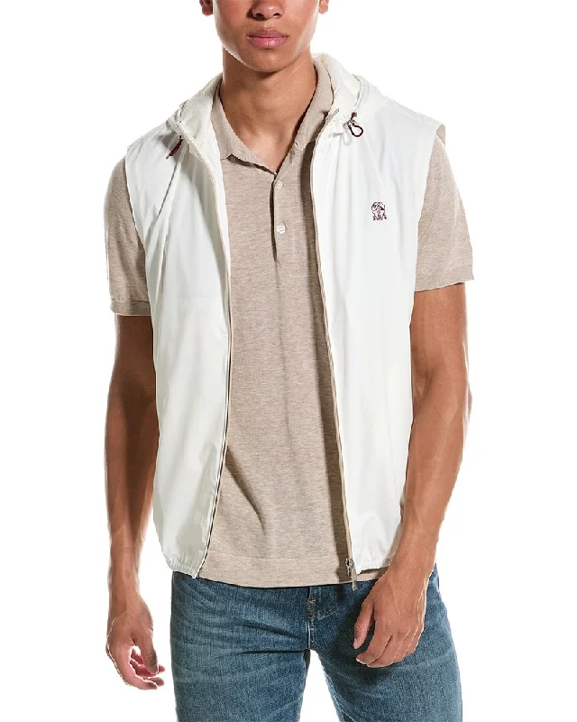 Embroidered men waistcoats with intricate designs for a unique look Brunello Cucinelli Vest