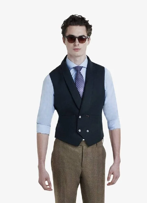 Patterned men waistcoats with floral prints for a stylish twist Charcoal Waistcoat