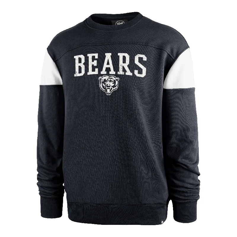 Hooded men sweatshirt with a drawstring closure CHICAGO BEARS GROUNDBREAK '47 ONSET CREW