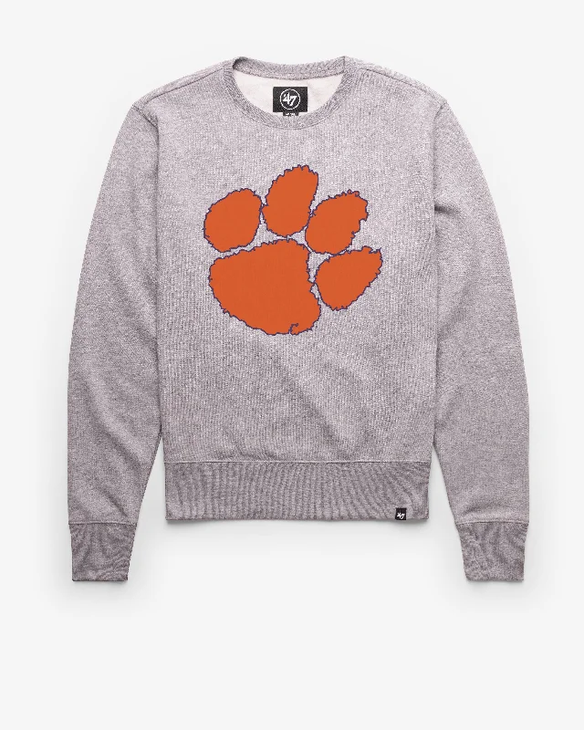 Thermal men sweatshirt for cold - weather activities CLEMSON TIGERS IMPRINT '47 HEADLINE CREW