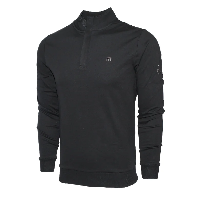 Men's Embroidered Pullover in Red with Floral Details for a Spring - Inspired Style Cloud 1/4 Zip 2.0 - Sheep Ranch