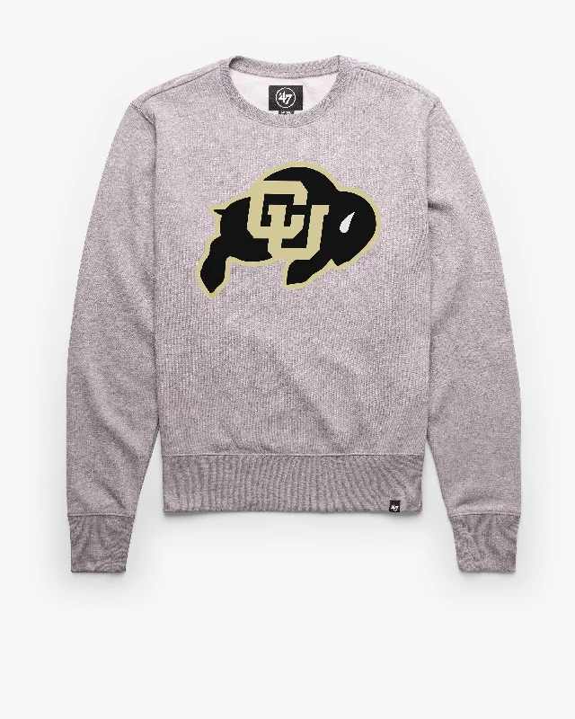 Solid - color men sweatshirt in classic navy blue COLORADO BUFFALOES IMPRINT '47 HEADLINE CREW