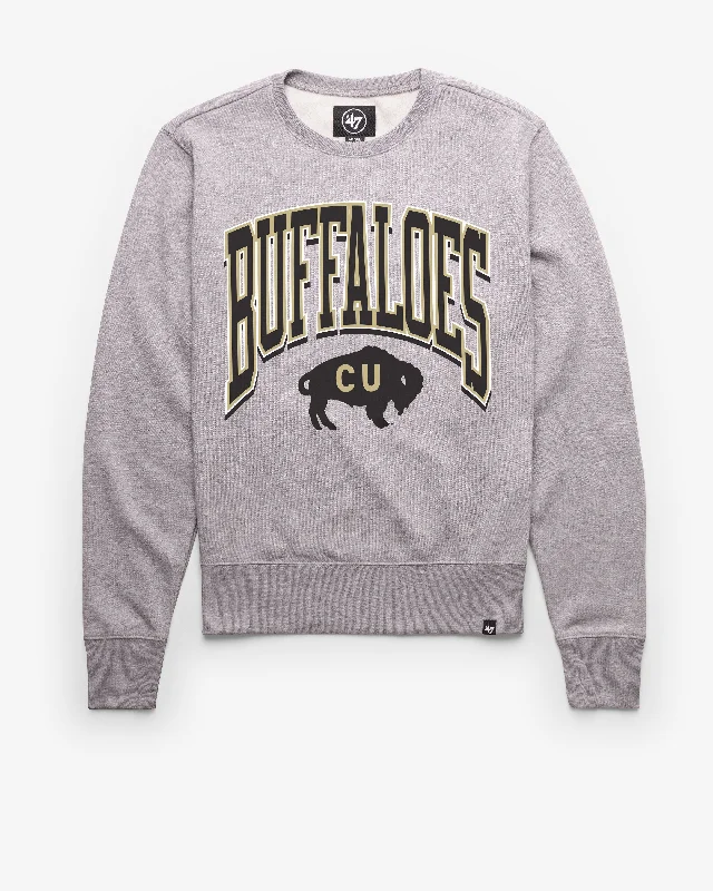 Solid - color men sweatshirt in classic navy blue COLORADO BUFFALOES VINTAGE WALK TALL '47 HEADLINE CREW