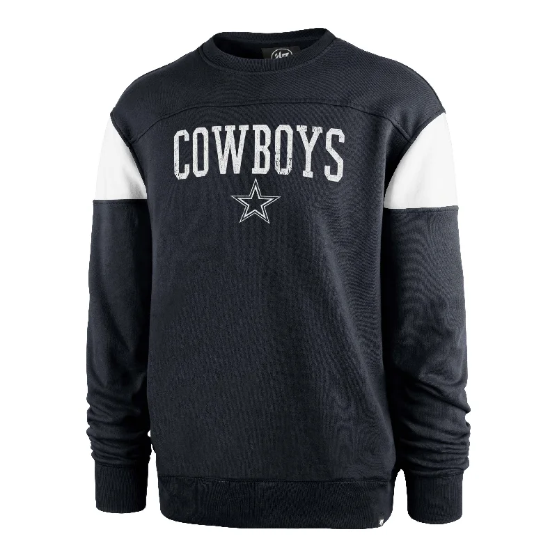 Graphic print men sweatshirt with cool designs DALLAS COWBOYS GROUNDBREAK '47 ONSET CREW