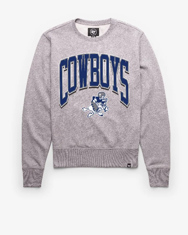 Graphic print men sweatshirt with cool designs DALLAS COWBOYS HISTORIC WALK TALL '47 HEADLINE CREW