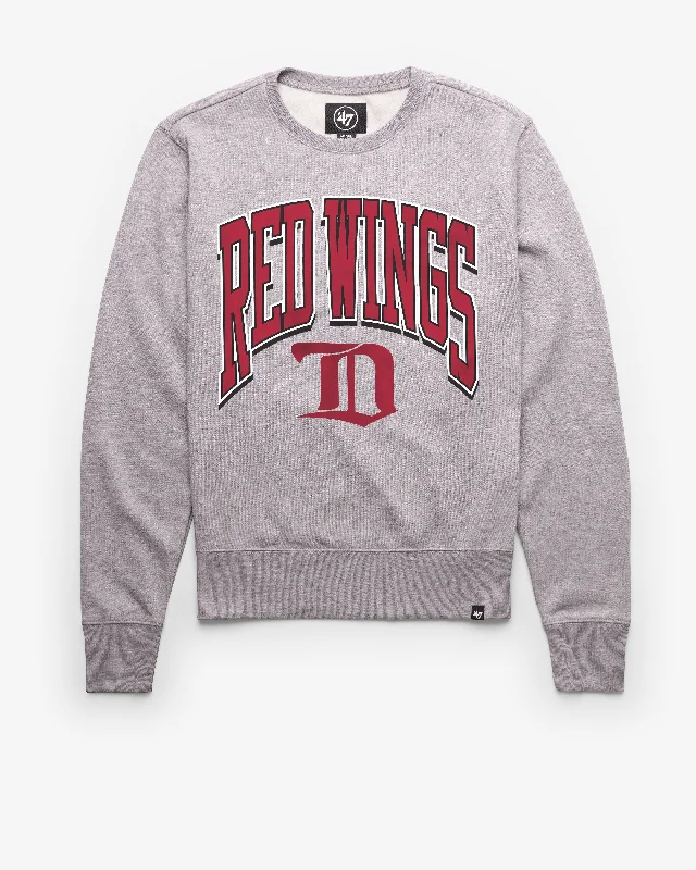 Thermal men sweatshirt for cold - weather activities DETROIT RED WINGS VINTAGE WALK TALL '47 HEADLINE CREW